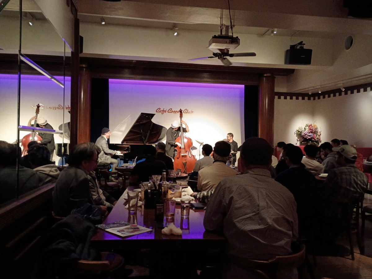 Figure 2: Hideaki Yoshioka (piano) Trio with Kosuke Ochiai (bass) and Shinnosuke Takahashi (drums) at Cafe Cotton Club (November 2025)