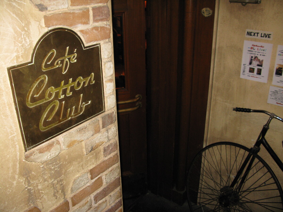 Figure 30: Reaching the jazz basement level at Cafe Cotton Club (May 2009)