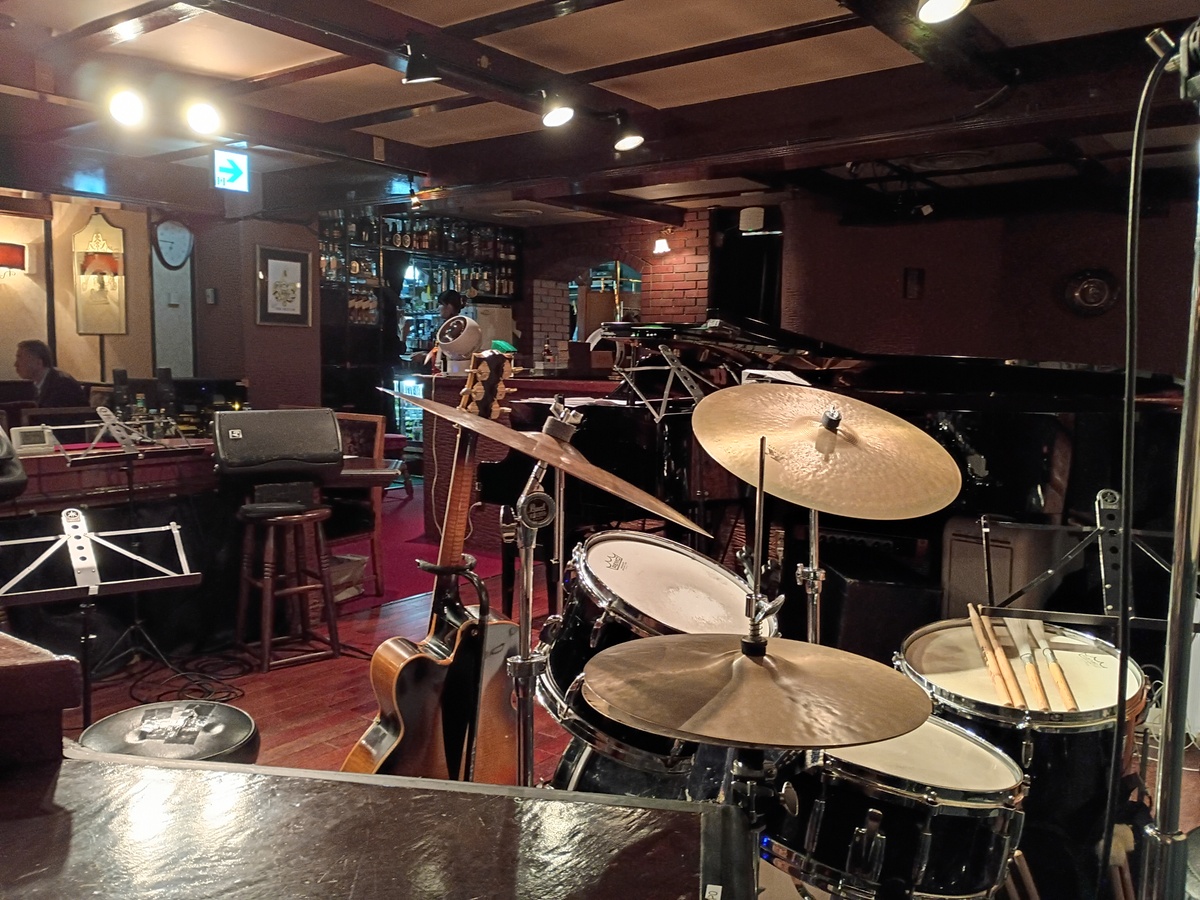 Figure 3: Taking a seat in the corner before the music starts (showing up without a reservation)