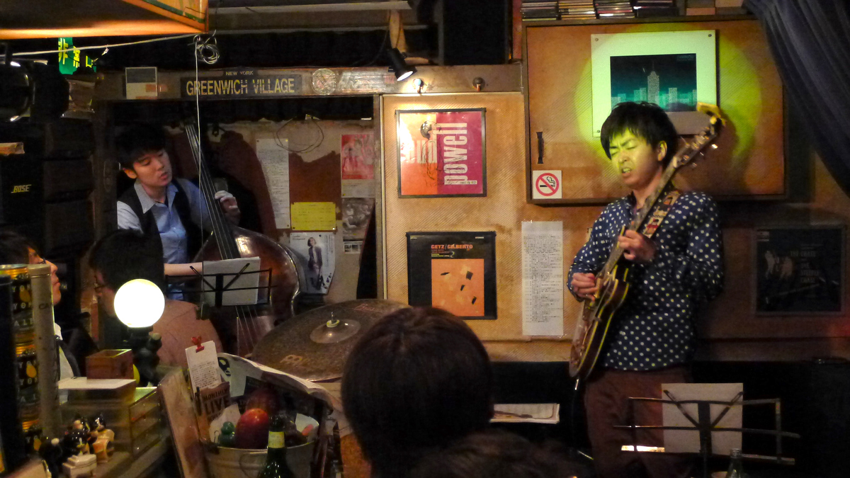 Figure 7: Shinya Arasuna Unlimited Voyage Quartet with Jitsuhiro Masuda (piano), Yosuke Terao (bass), and Yosuke Nagayama (drums) at Manhattan in March 2013