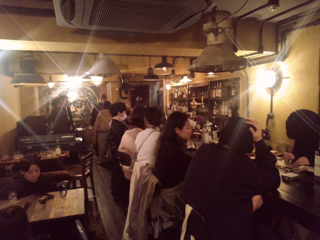 Figure 1: Winding down after an energetic live jazz show at No Room for Squares.
