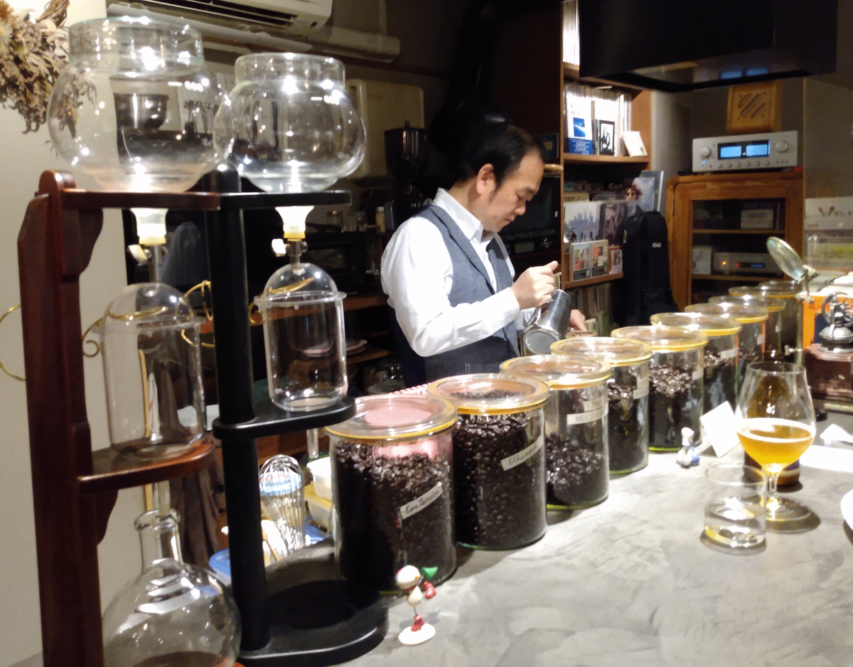 Figure 7: Hand-drip coffee using nel drip technique at On A Slow Boat To&mldr;