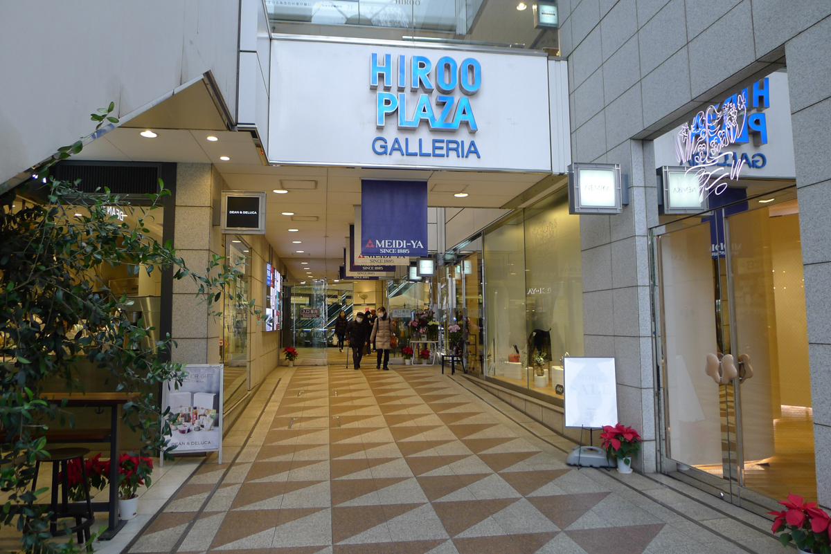 Figure 12: Entering Hiroo Plaza Galleria