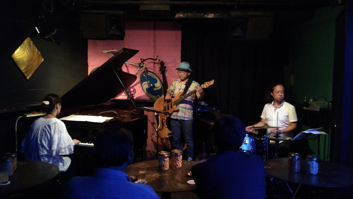 Figure 84: Michiyo Matsushita (piano) Trio with Show Kudo (bass) and Ryo Saito (drums) at Salt Peanuts in October 2018