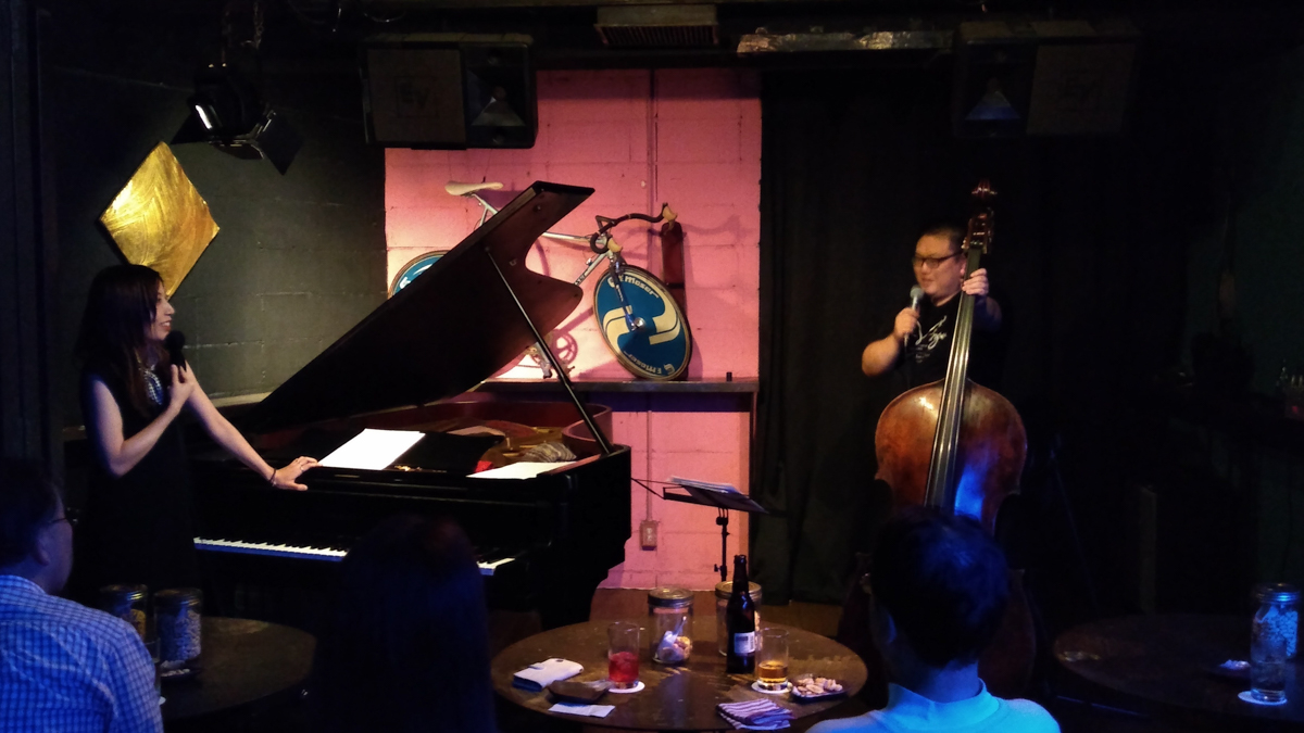 Figure 85: Akane Matsumoto (piano) with Ryu Kawamura (bass) at Salt Peanuts in October 2018