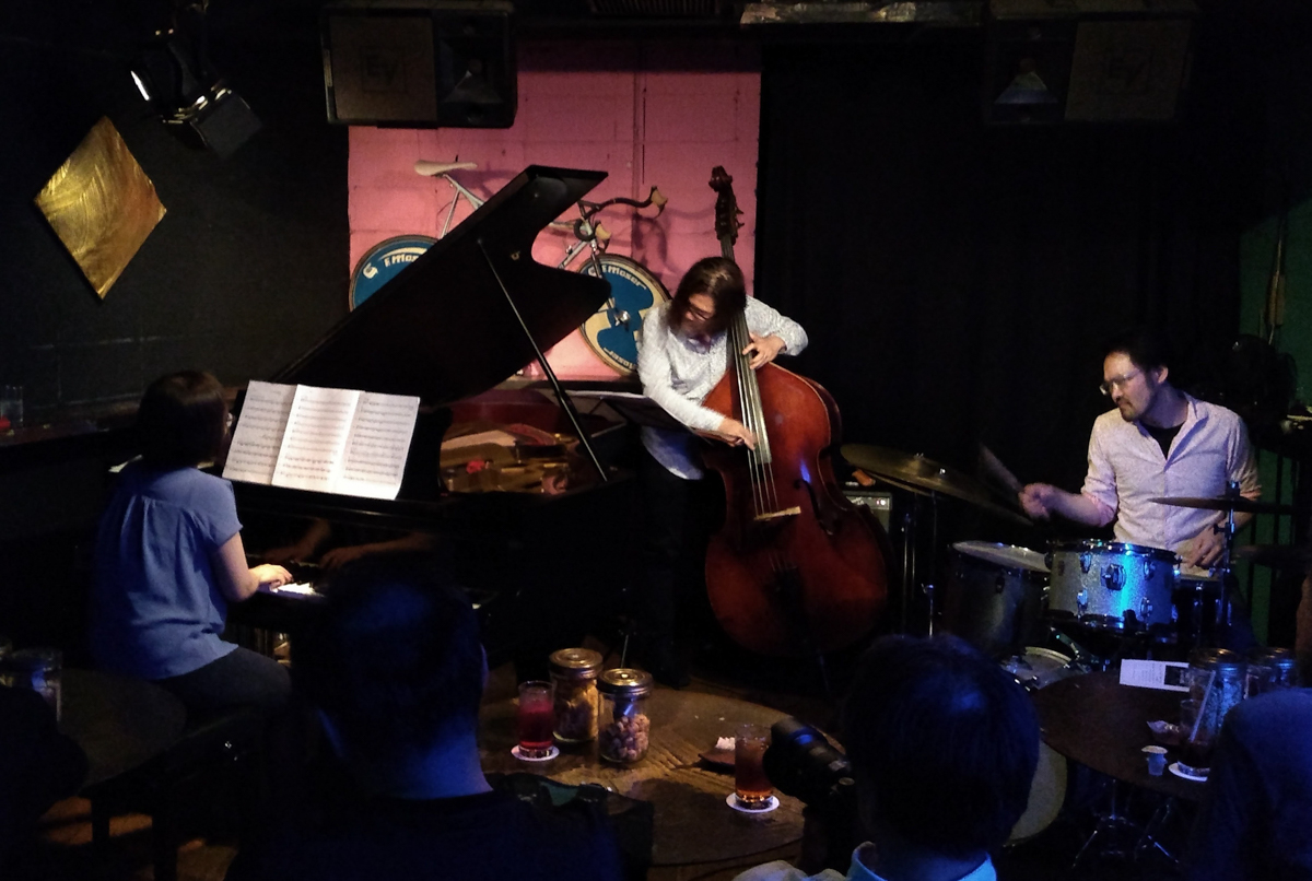 Figure 91: Fumie Chiba Trio with Koji Tetsui (bass) and Kaoru Suzuki (drums) at Salt Peanuts in 2019