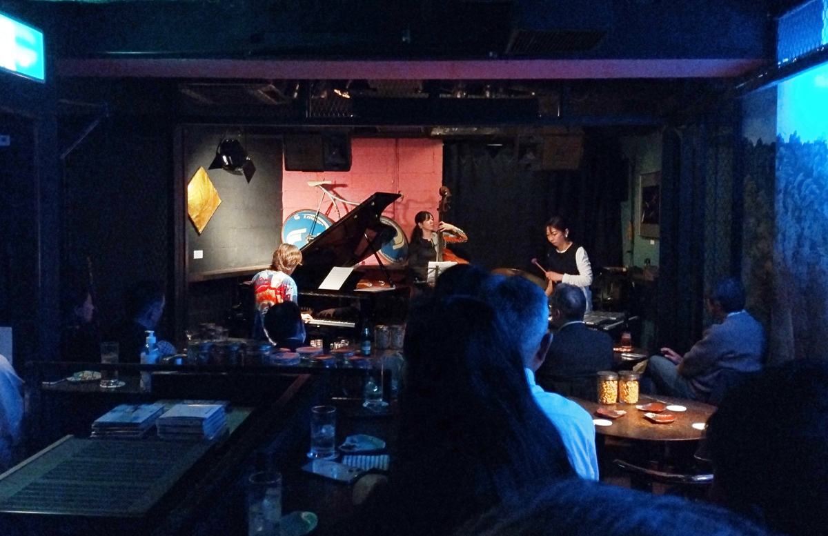 Figure 112: TeTe Quartet with Sora Ichikawa (piano), Yuki Ito (bass), Reiko Yamamoto (vibraphone), and Ryo Noritake (drums) at Salt Peanuts in March 2024