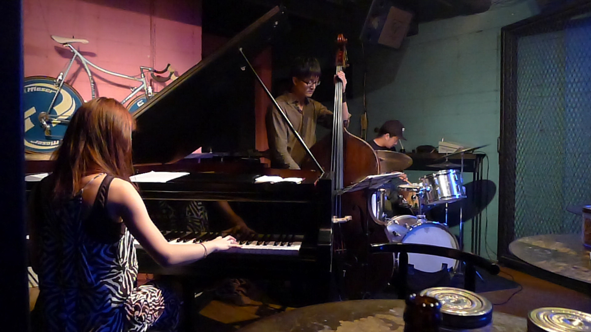 Figure 23: Ami Fukui (piano) Trio with Koji Yasuda (bass) and Sohnosuke Imaizumi (drums) at Salt Peanuts in June 2012