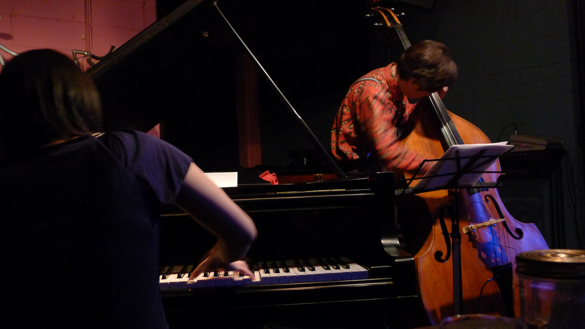 Figure 35: Akiko Toyama (piano) and Muneyuki Sekiguchi (bass) at Salt Peanuts in February 2013