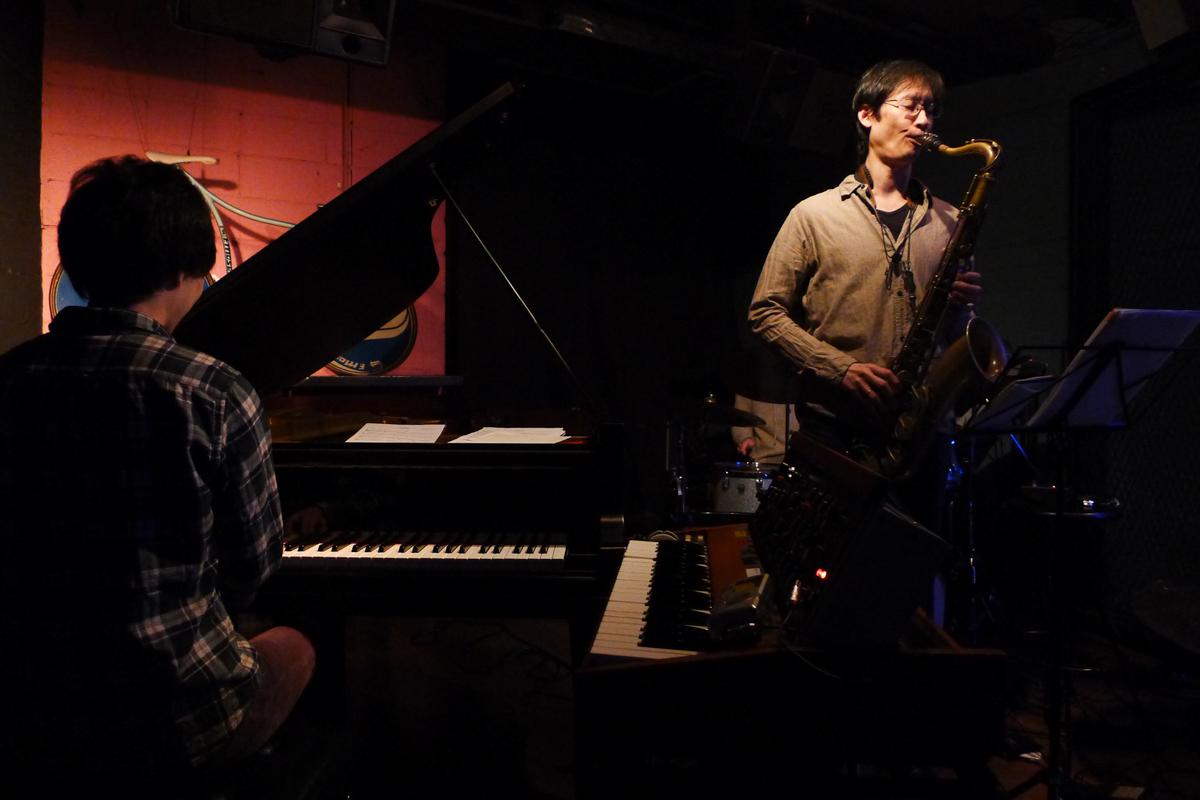 Figure 74: Trioplan with Koichi Sato (piano, synthesizer), Ryo Noritake (drums), and Ryosuke Hashizume (sax) at Salt Peanuts in February 2017