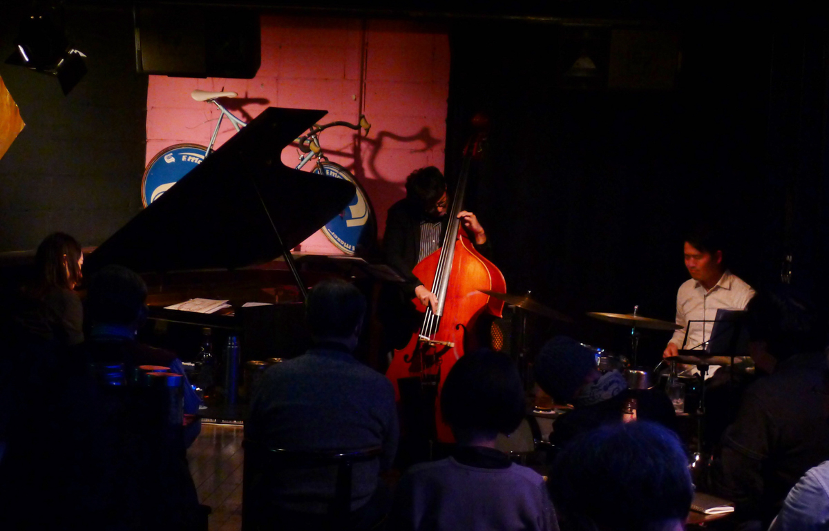 Figure 101: Naoko Tanaka (piano) Trio with Koji Yasuda (bass) and Masanori Ando (drums) at Salt Peanuts in February 2023