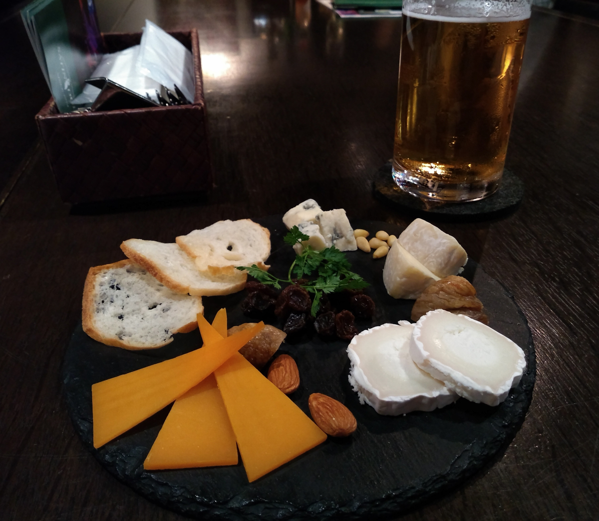 Figure 5: Satin Doll’s cheese plate appetizer