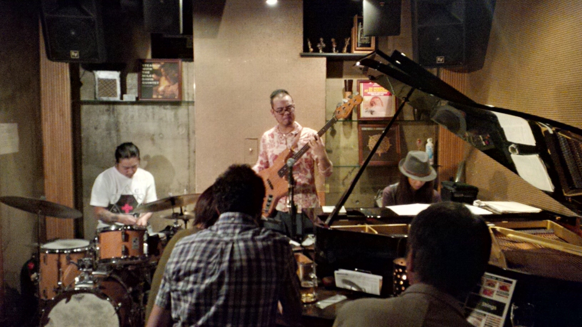 Figure 13: Harumi Nomoto (piano) Trio with Ryoji Orihara (bass) and Sohnosuke Imaizumi (drums) at Strings in October 2013