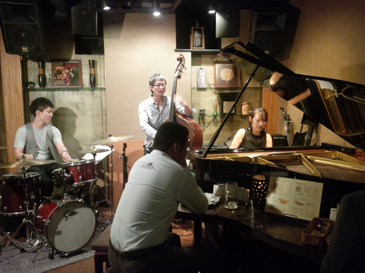 Figure 9: Takako Yamada (piano) Trio with Koji Yasuda (bass) and Gaku Hasegawa (drums) at Strings in May 2014
