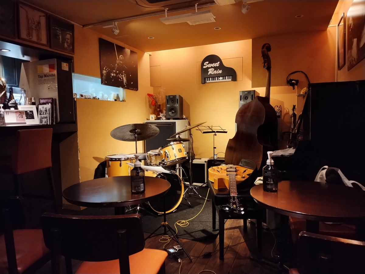 Figure 8: Stage area and front row at Sweet Rain