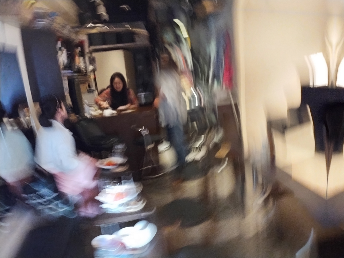 Figure 30: Toshiko-san in the center of the action