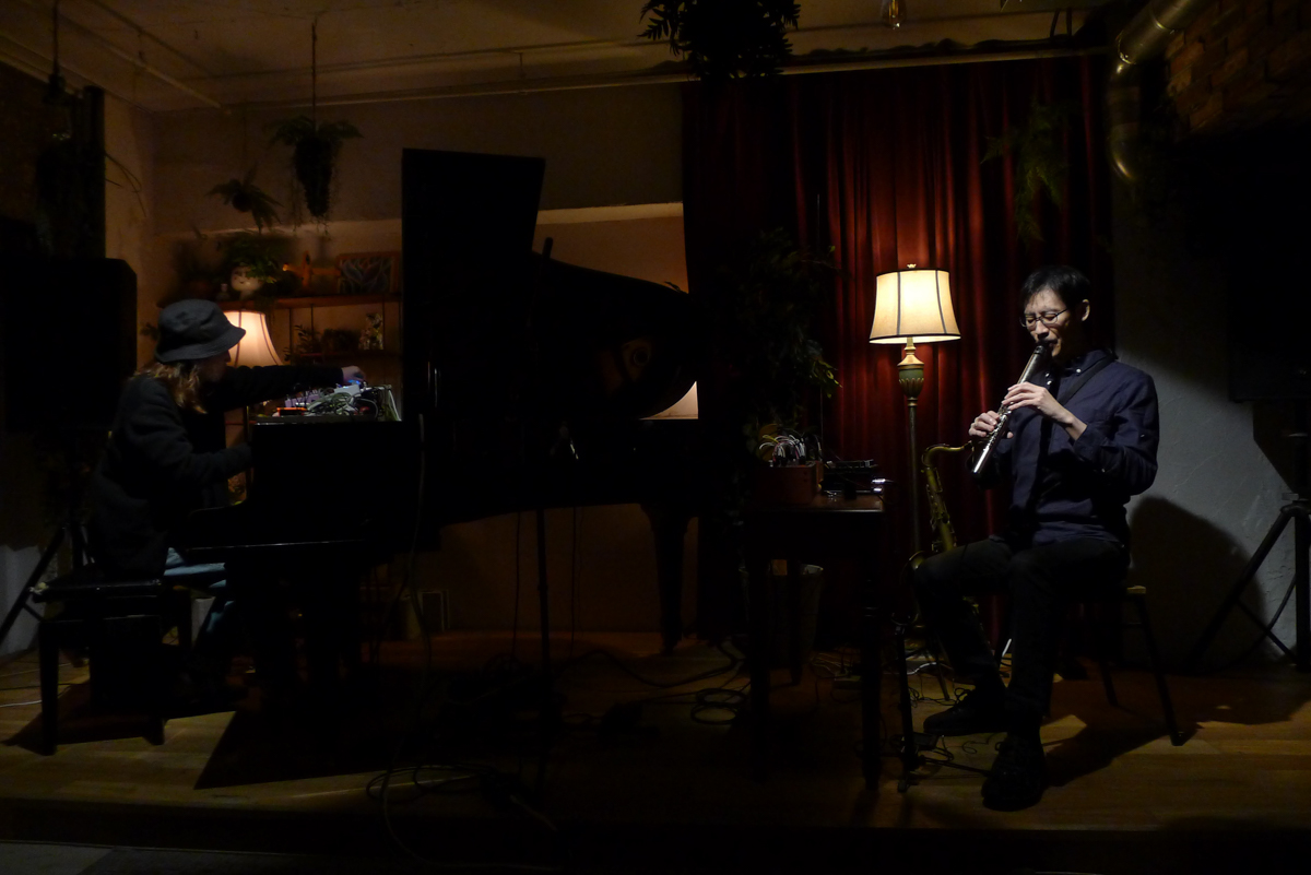 Figure 4: Ryosuke Hashizume (sax) with Ryo Sugimoto (piano) at Velvet Sun in April 2024